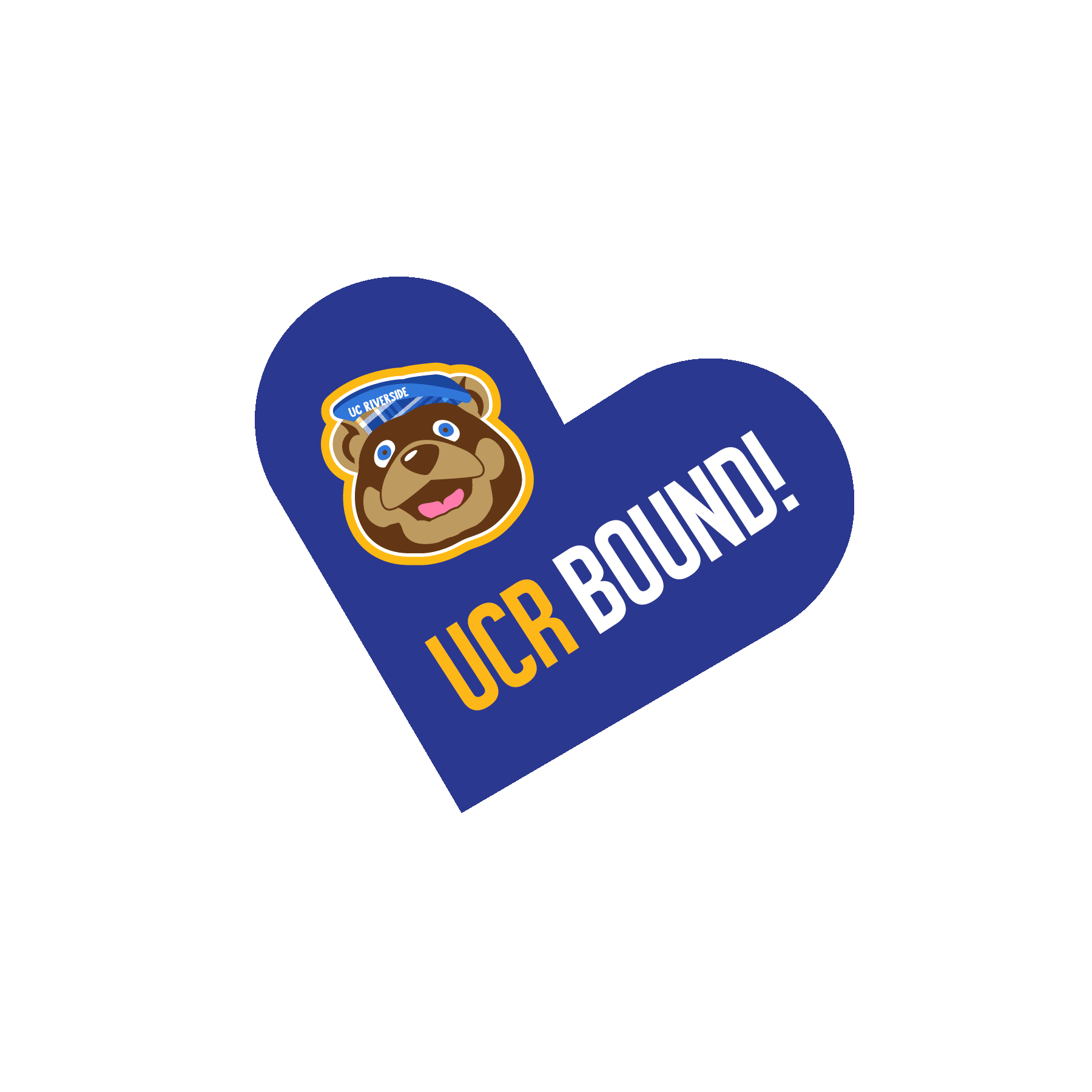Heart-shaped "UCR Bound" animated GIF with Scotty.